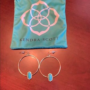 Kendra Scott Gold Elora Hoop Earrings